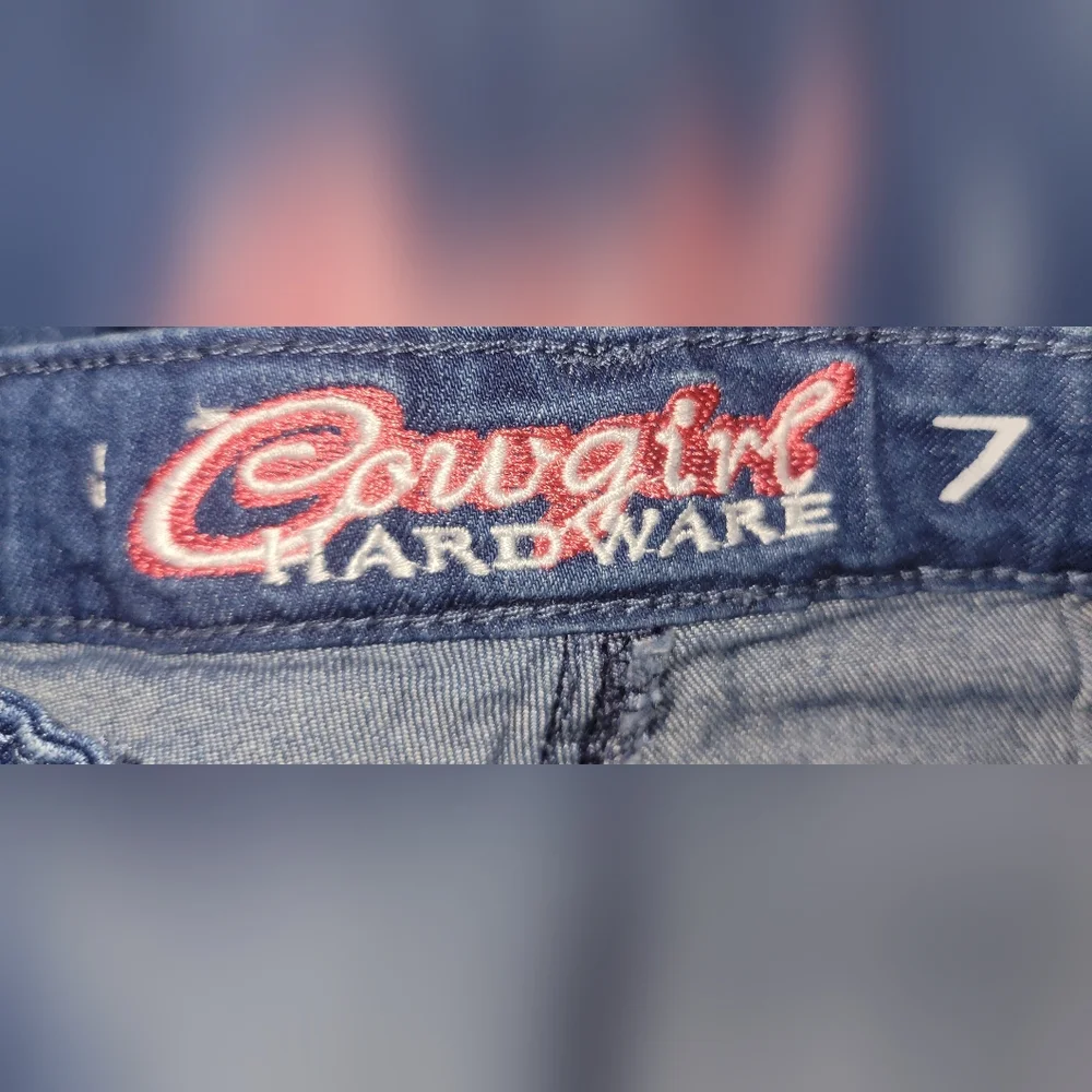 Cowgirl Hardware Girls Bell Bottom Jeans Sz 7 - Picture 5 of 7